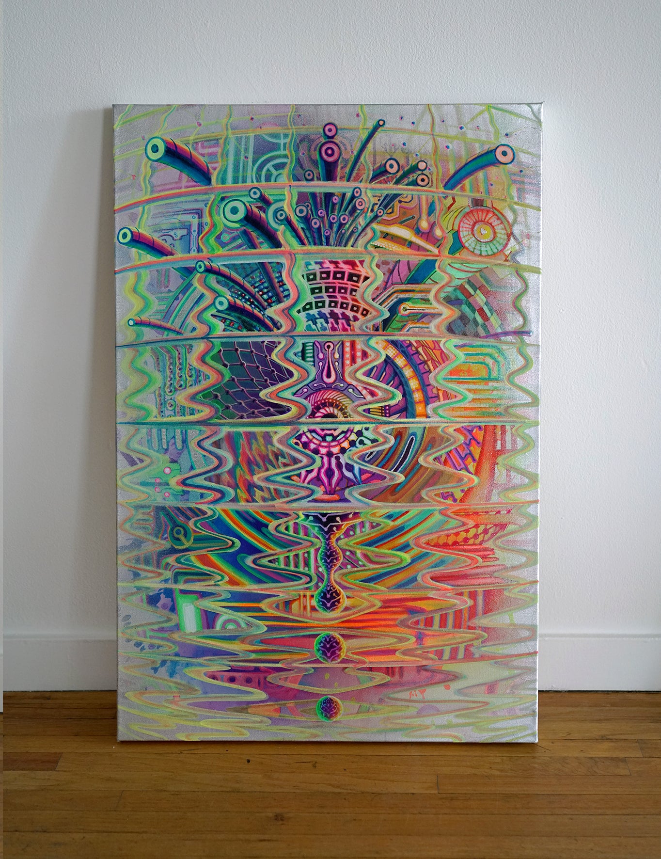 Quantum Energy Element  Original Painting by Jake Amason -  72 HR AUCTION