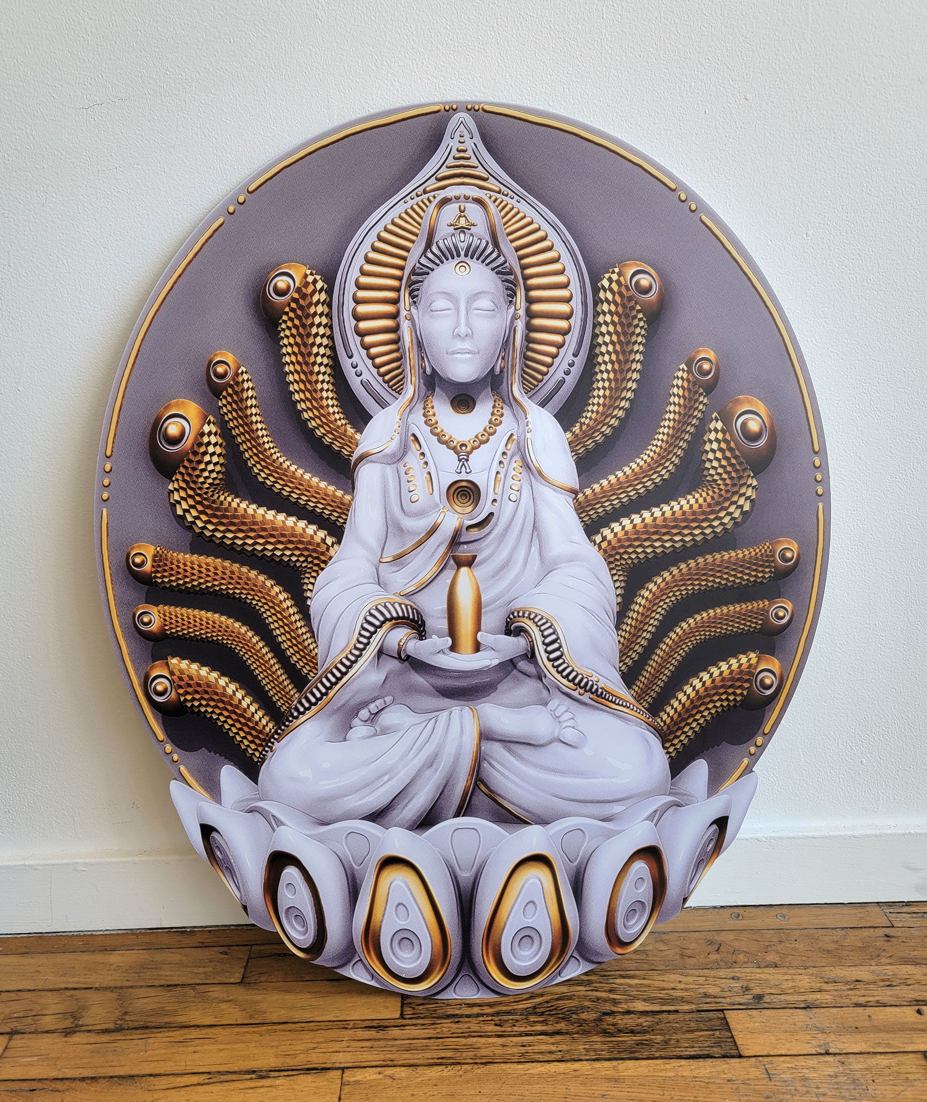 Quan Yin Diecut Print by Ben Ridgway - 72 HOUR AUCTION