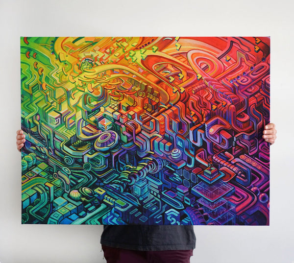 Resonance Unstretched Canvas by Threyda x Apex