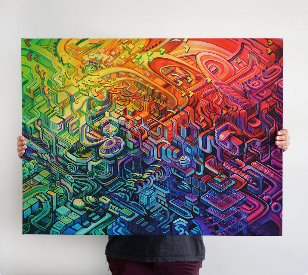 Resonance Stretched Canvas by Threyda x Apex