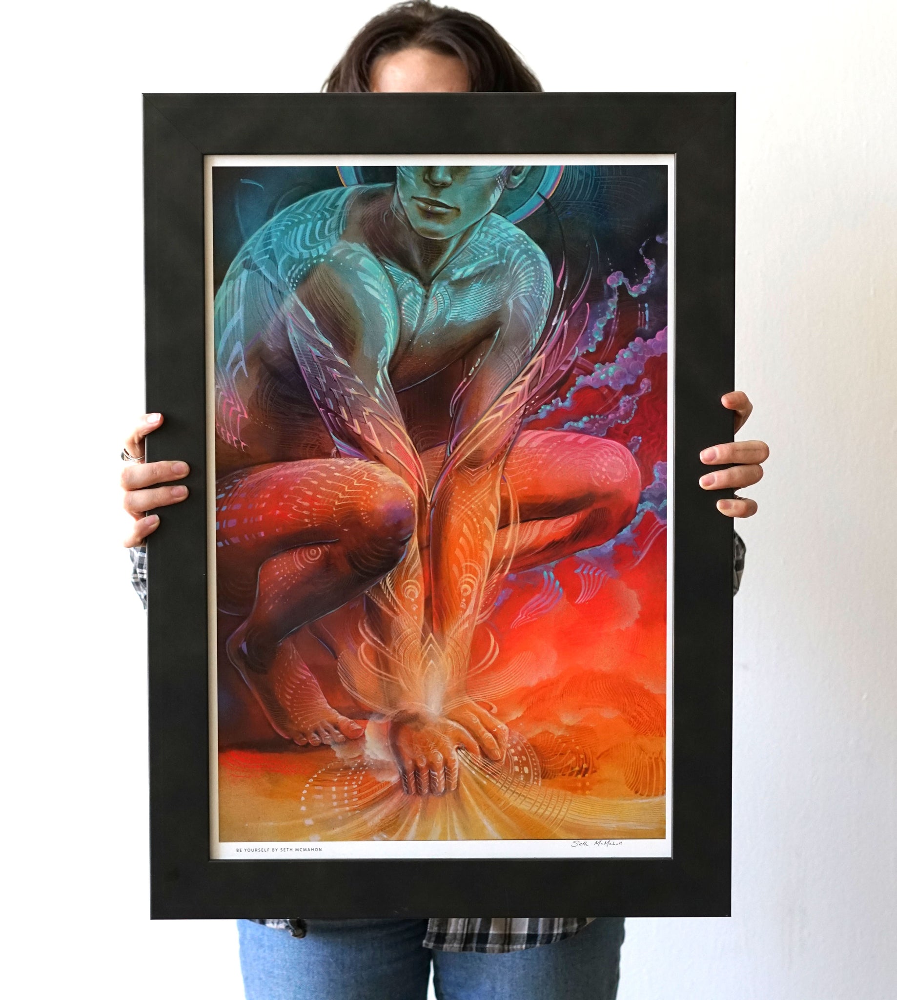 Be Yourself Custom Framed & Signed Print by Seth McMahon