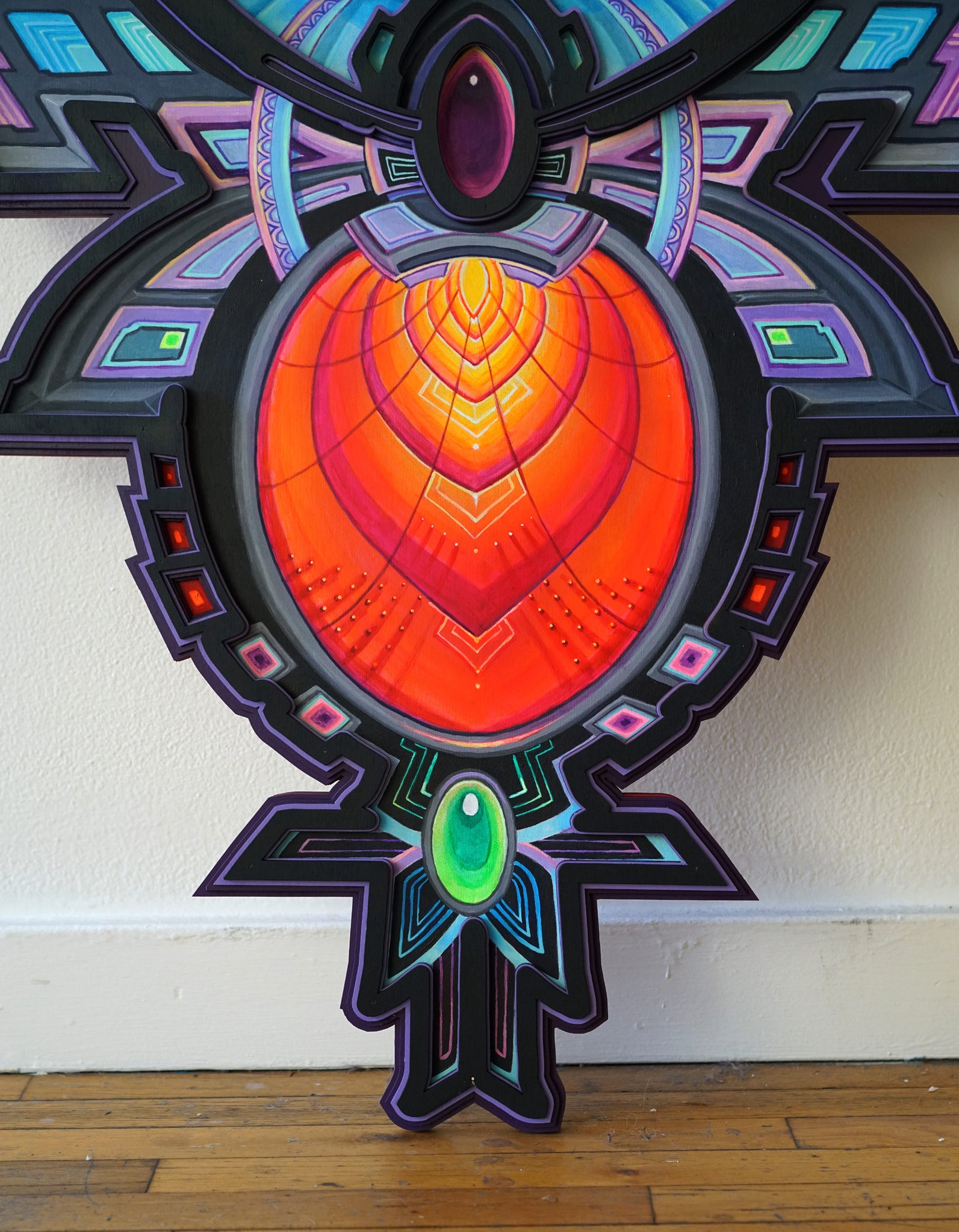 Chromatic Gateway Lasercut Frame by Seth McMahon