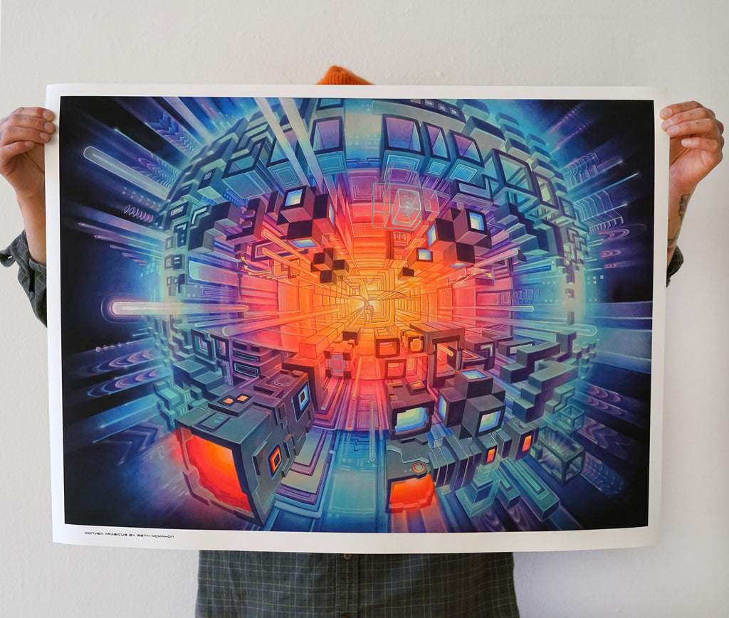 Convex Arabicus Signed Matte Print by Seth McMahon