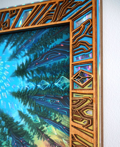 Supraliminal Lasercut Frame by Blake Foster x Sean Zenner