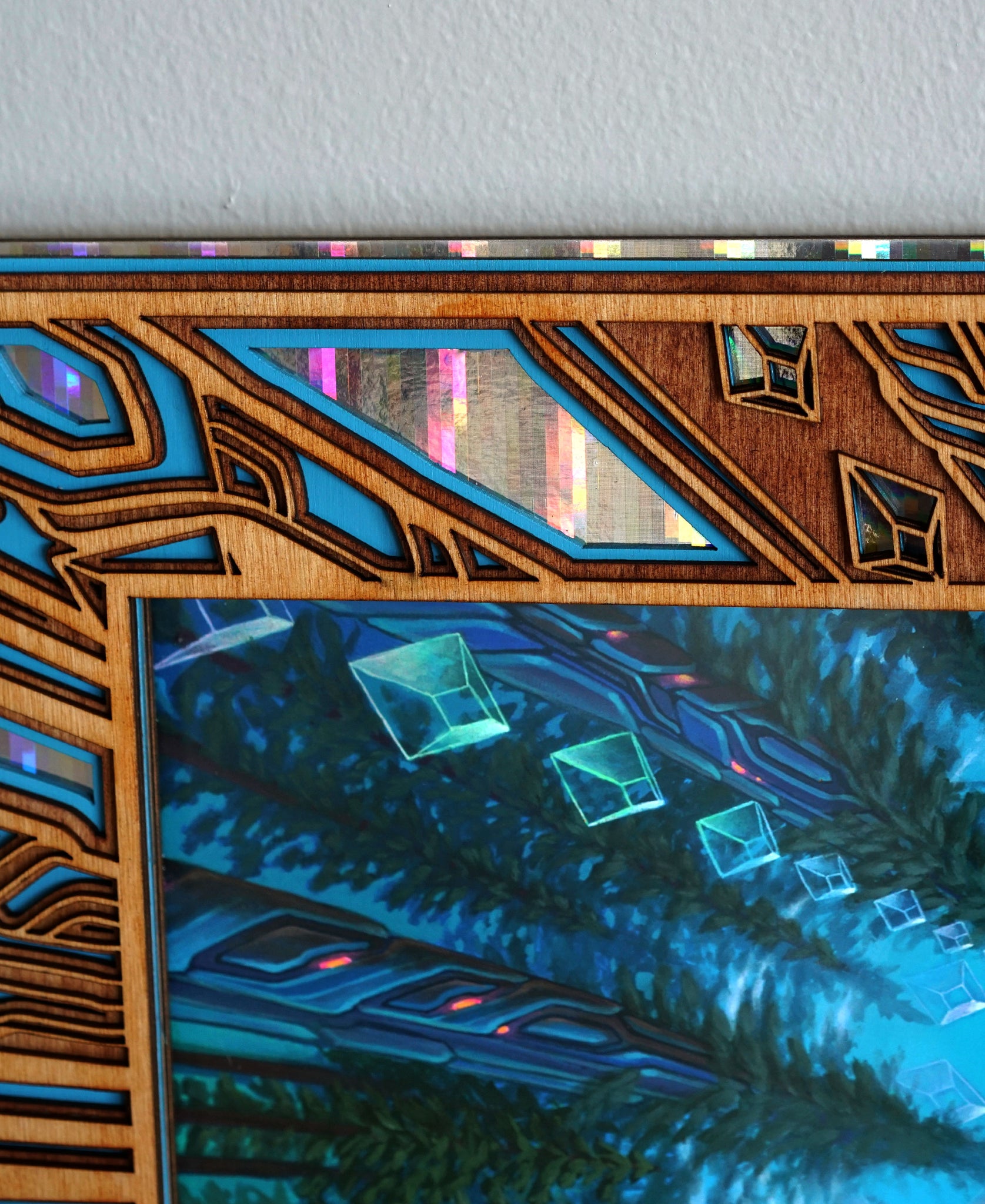 Supraliminal Lasercut Frame by Blake Foster x Sean Zenner