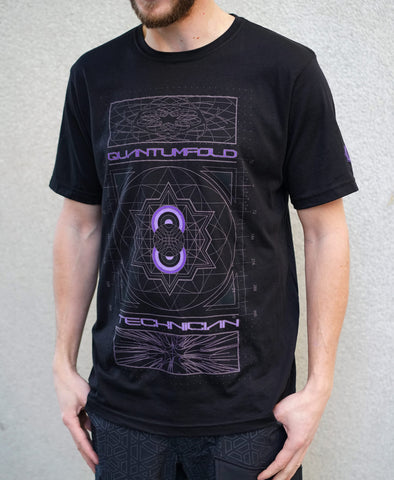 Quantum Fold Screenprint Tee by Totemical