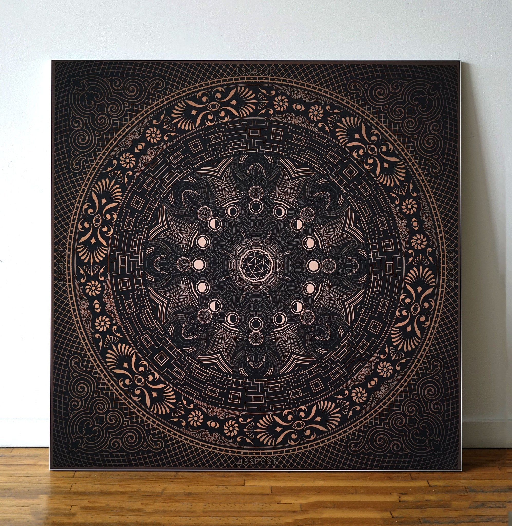 Lunar Monolith Framed Print by Mugwort Designs