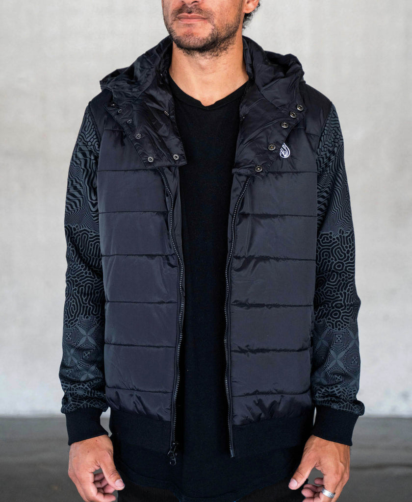 Resonance Quilted Bomber Jacket by Threyda - Ships October