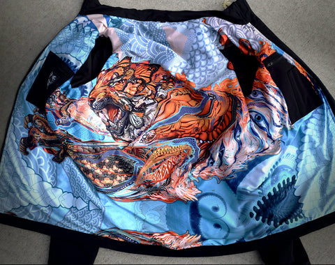 Tactical Tiger Jacket by Android Jones , Apparel - Android Jones, Threyda - 3