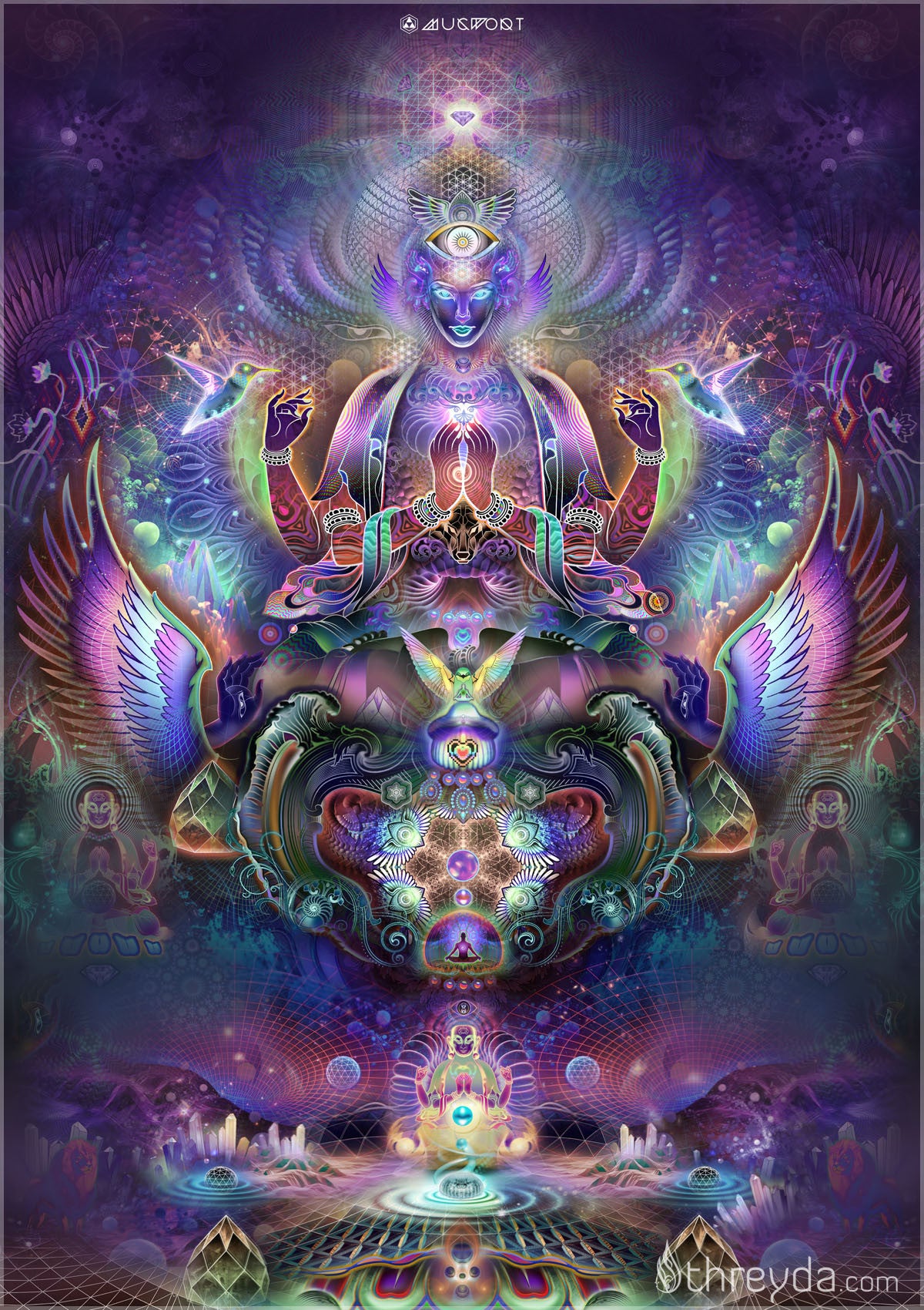 Sky Diamonds by Mugwort , Art Print - Mugwort, Threyda