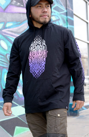 Key Fade Lightweight Screenprint Pullover by Stephen Kruse