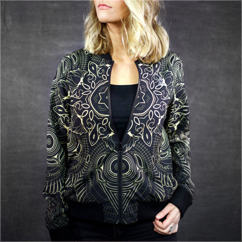 Sacred Medallion Bomber Jacket by Mugwort