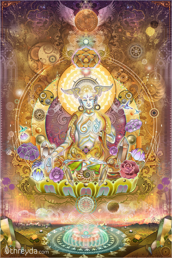 White Tara by Mugwort , Art Print - Mugwort, Threyda