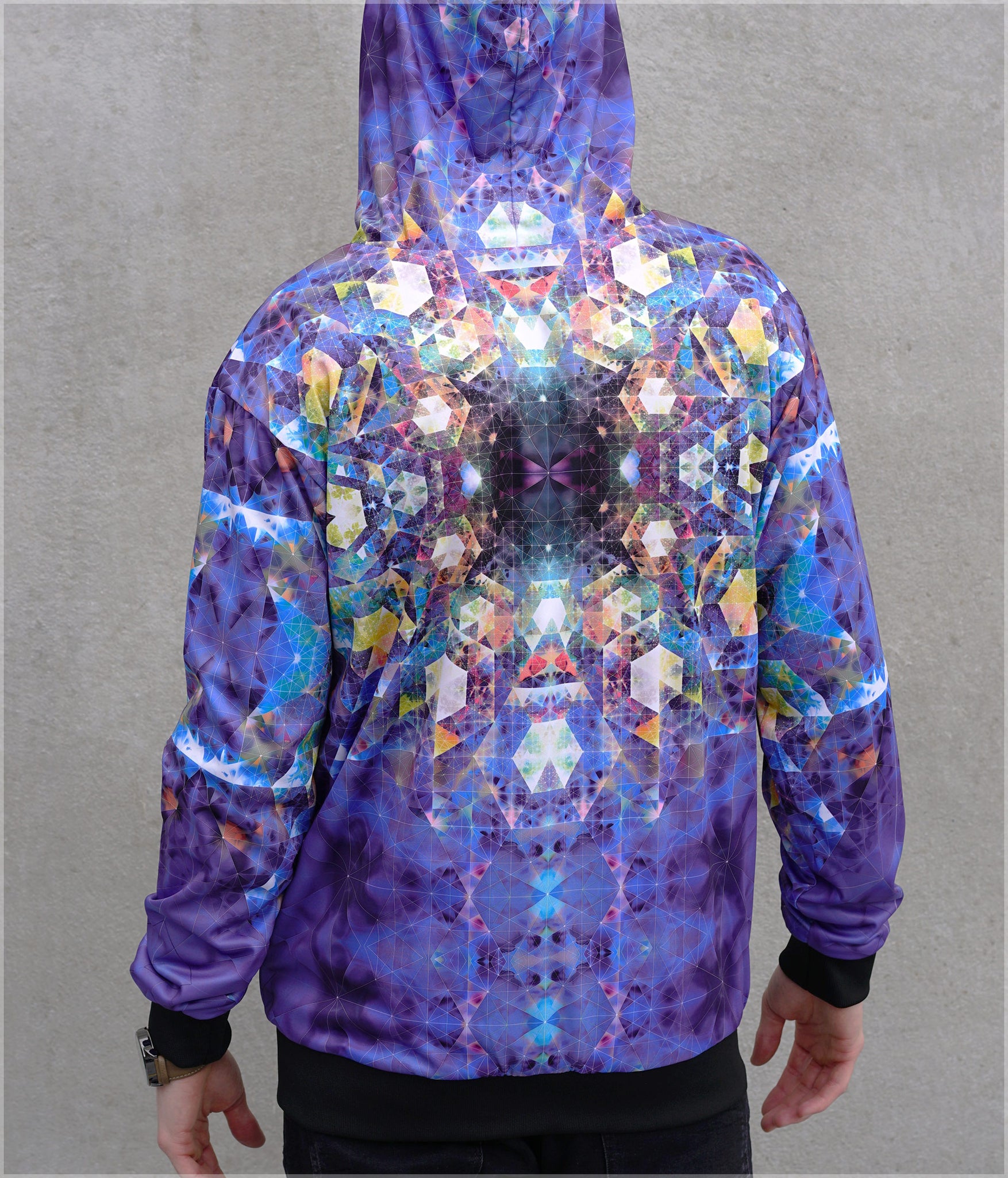 Nebula Lightweight Reversible Satin Jacket by Andy Gilmore