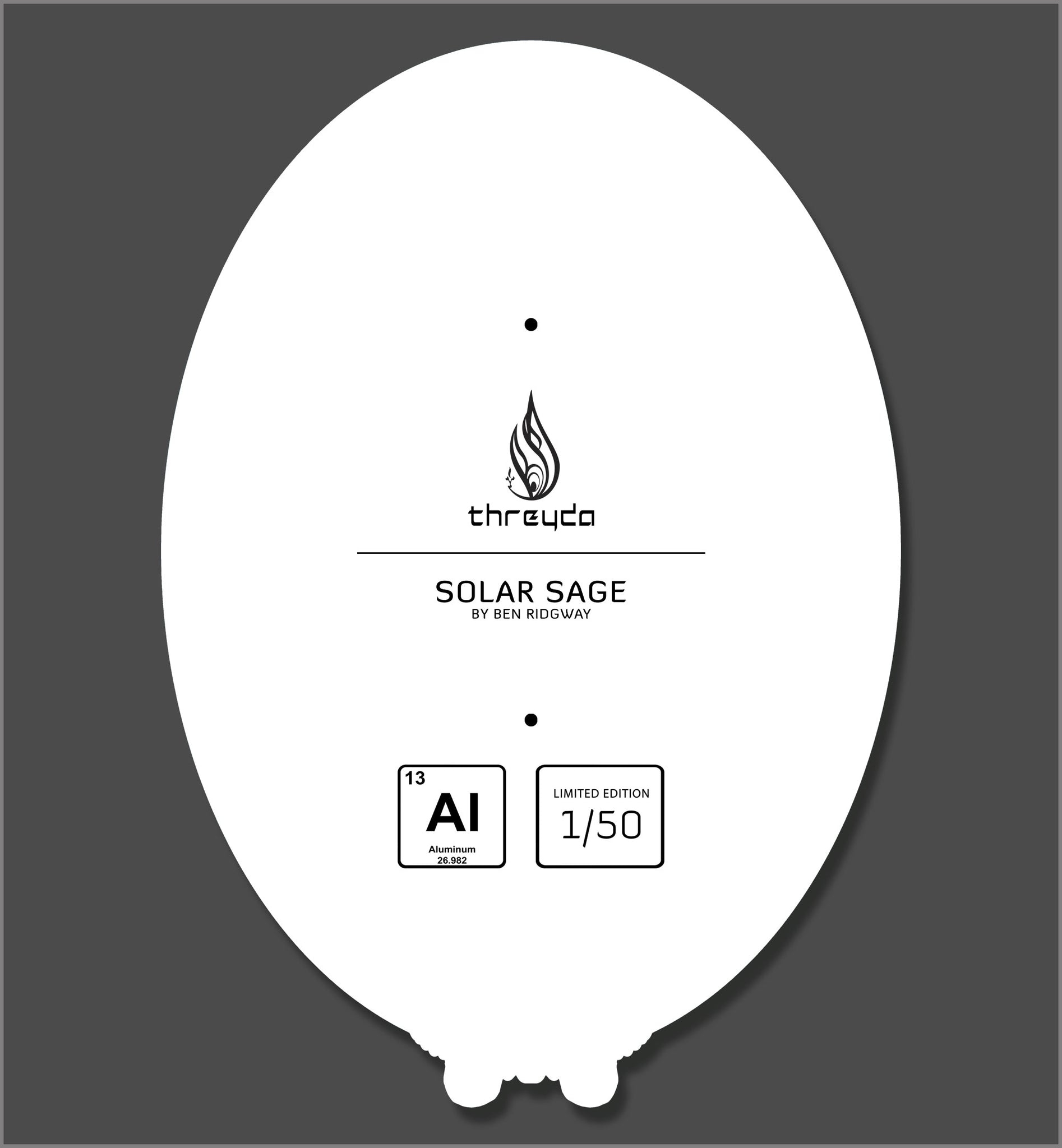 Solar Sage Diecut Aluminum Print by Ben Ridgway - 72 Hour Auction