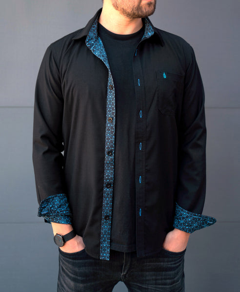 Threyda Mandala Short Sleeve Button Down Shirt