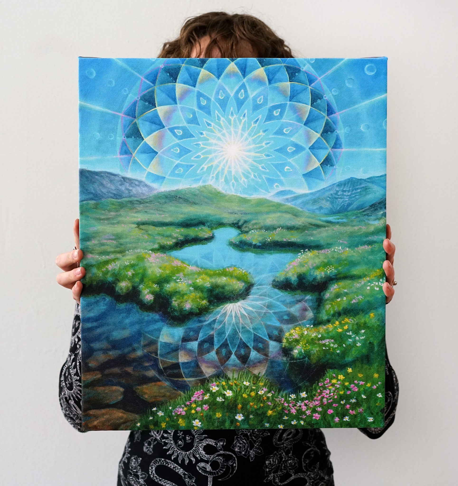 Euphoric Earth Signed Print by Morgan Mandala