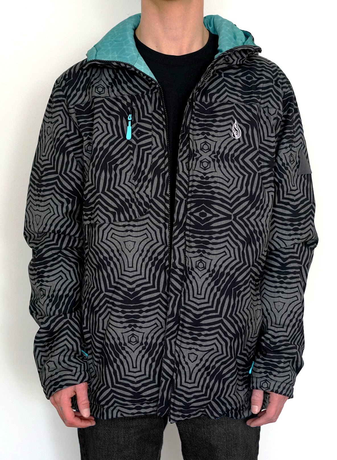 Interference Obsidian Jacket by Cassady Bell