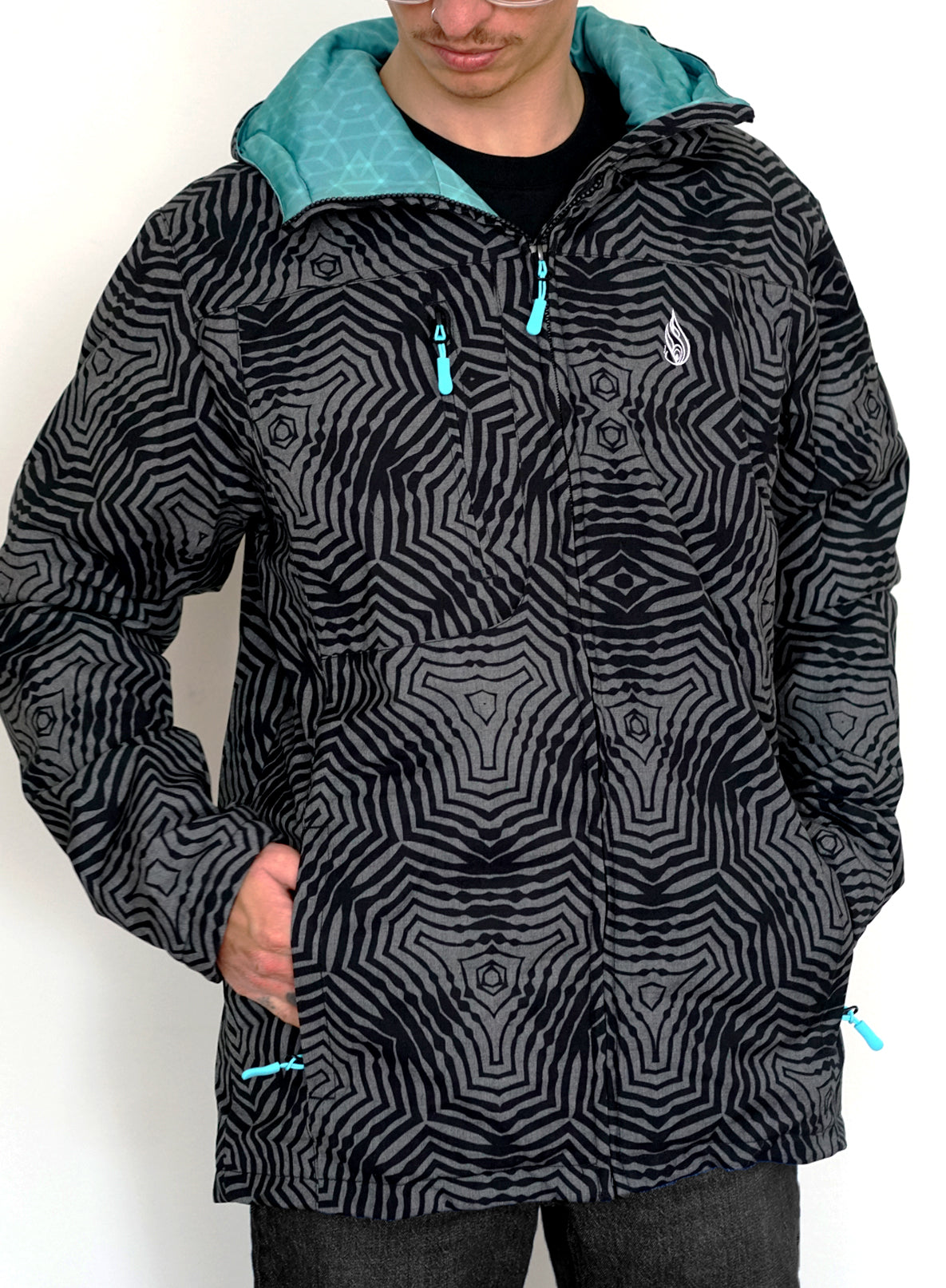 Interference Obsidian Jacket by Cassady Bell