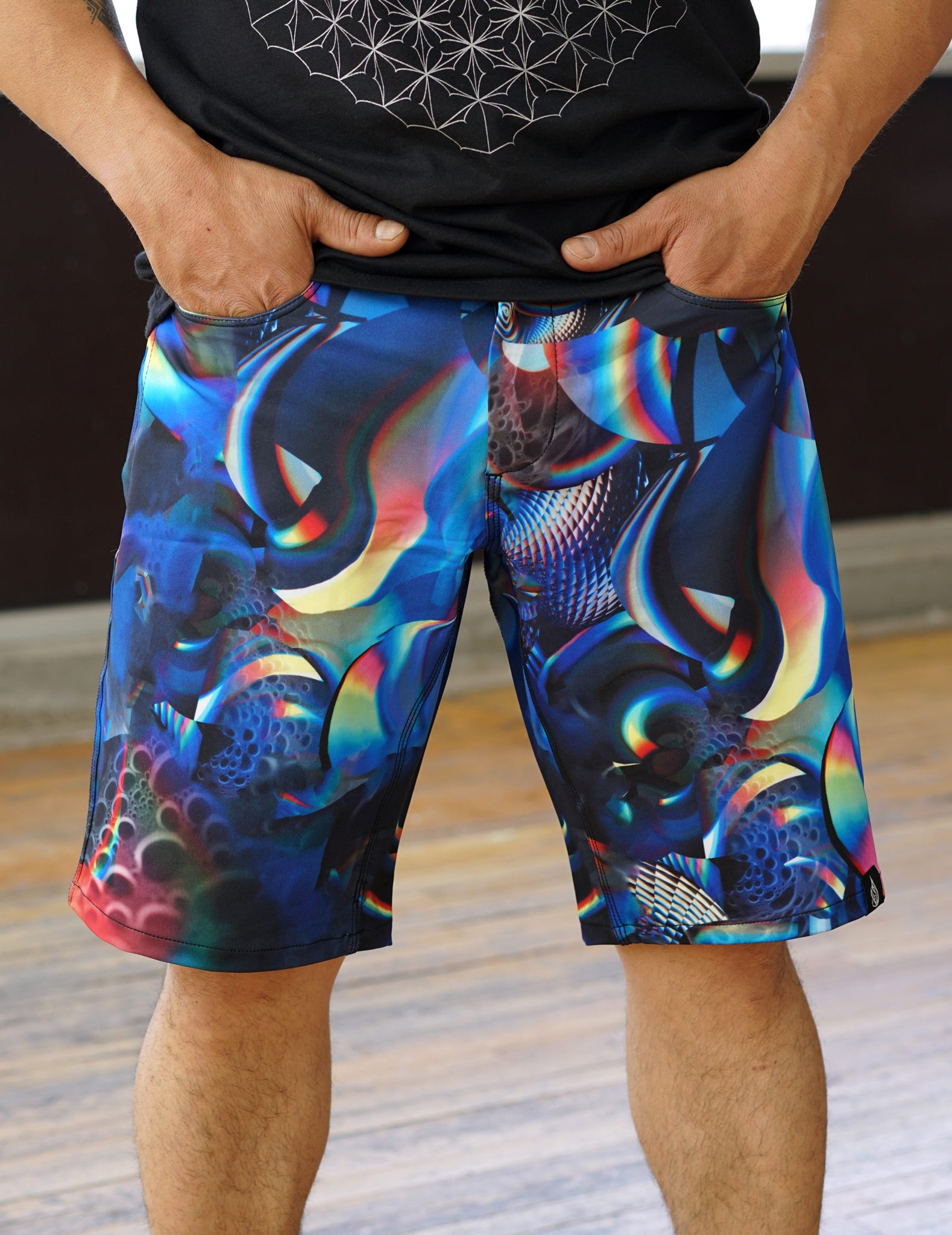 Prismatic Shorts by Fabian Jimenez