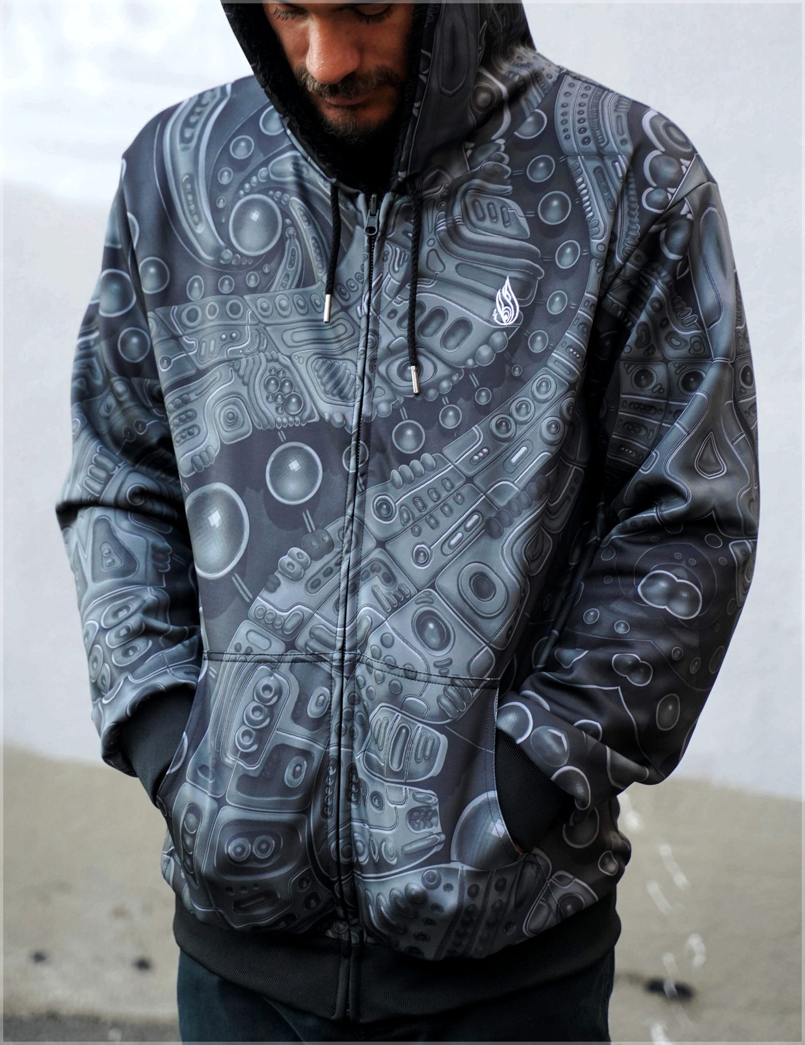 Flow Sherpa Hoodie by Ben Ridgway