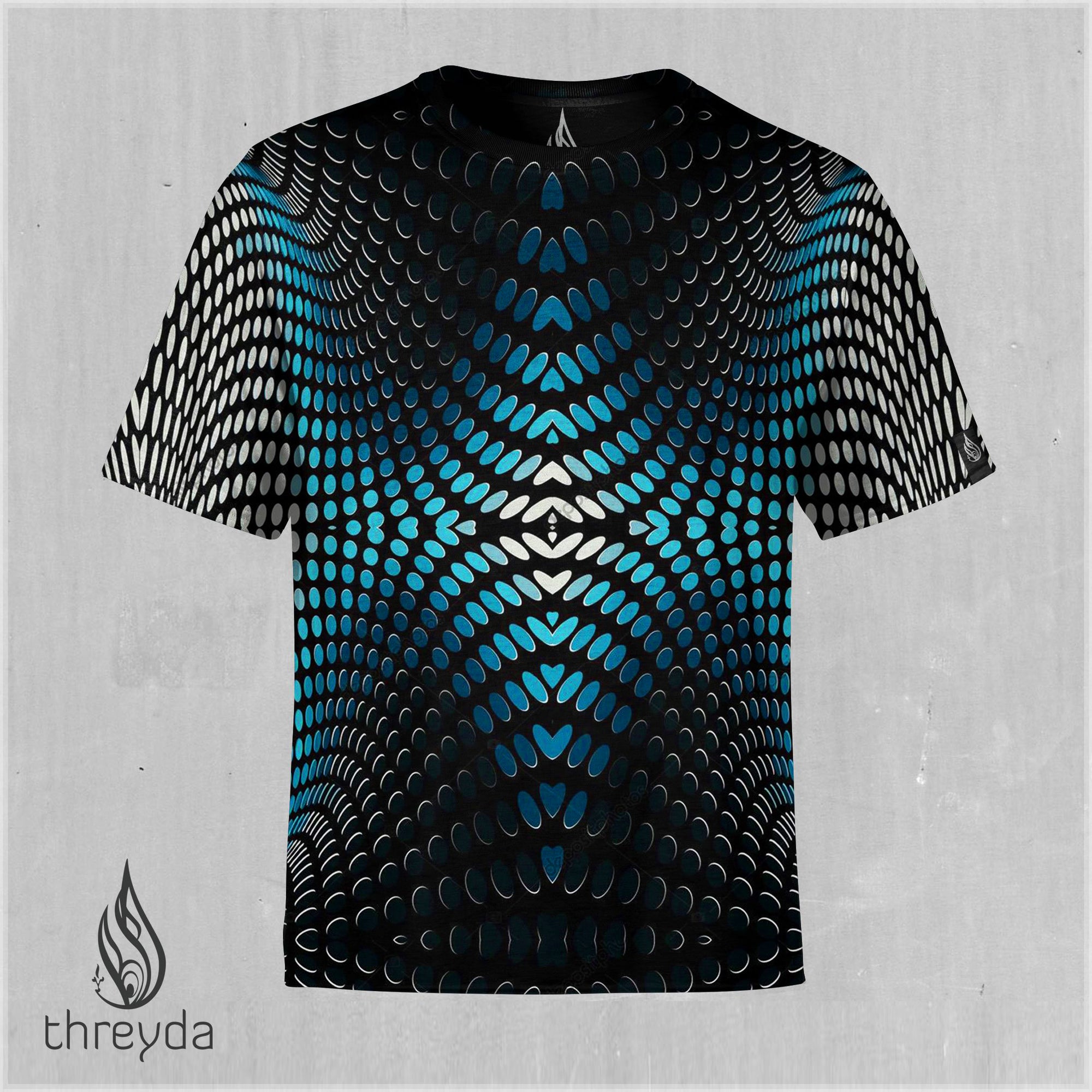 Halftone Sublimation Tee by Threyda - Backstock