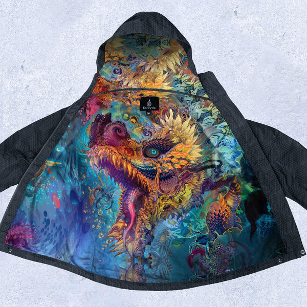 Hummingdragon Obsidian Jacket by Android Jones