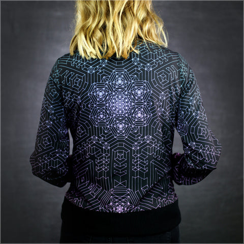 Diametric Hex Bomber Jacket by Mike Cole