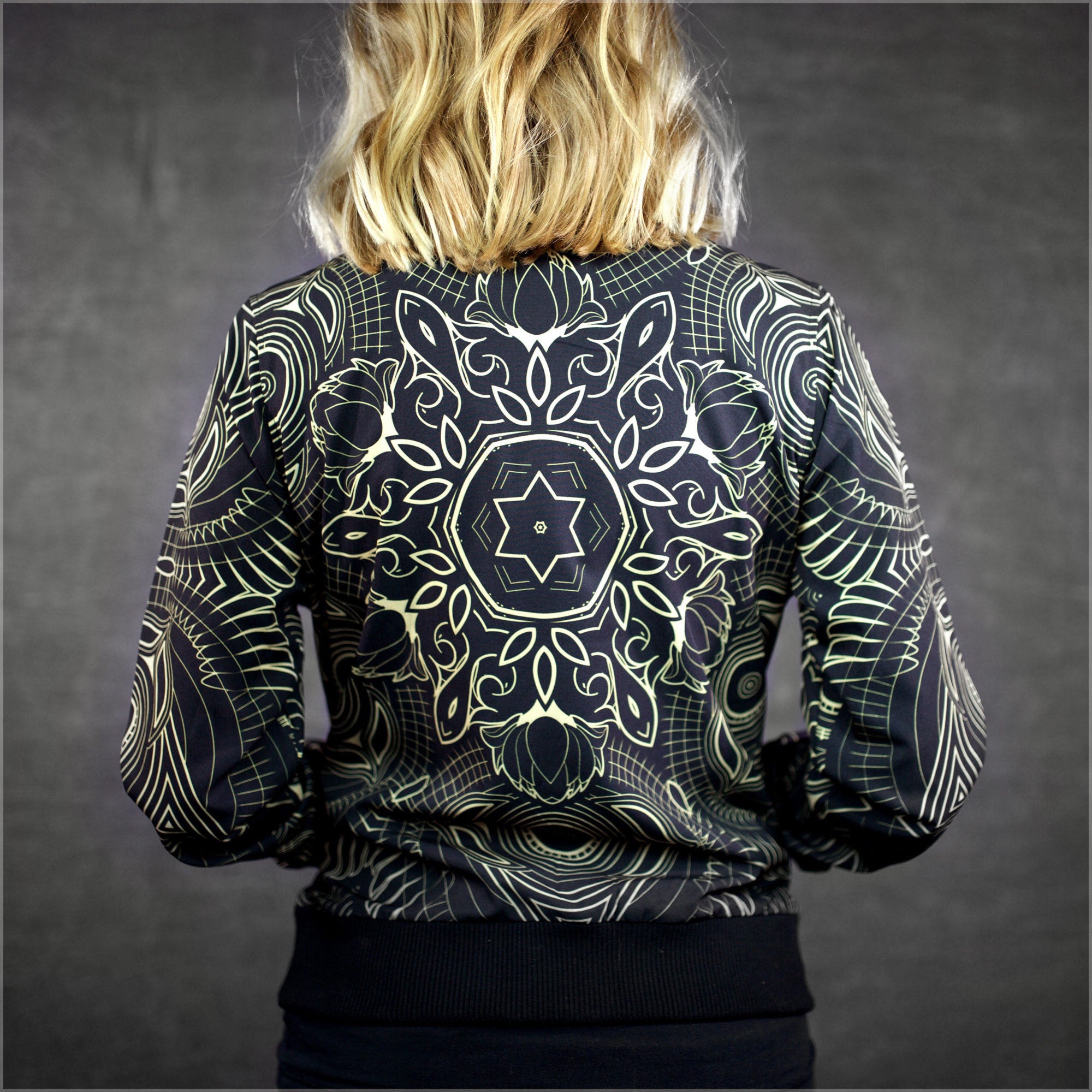 Sacred Medallion Bomber Jacket by Mugwort