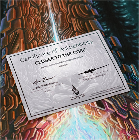 Closer To The Core Signed Print by Blake Foster x Sean Zenner - 24 Hour Release