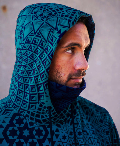 Mandala Argon Pullover Ski Jacket by Threyda