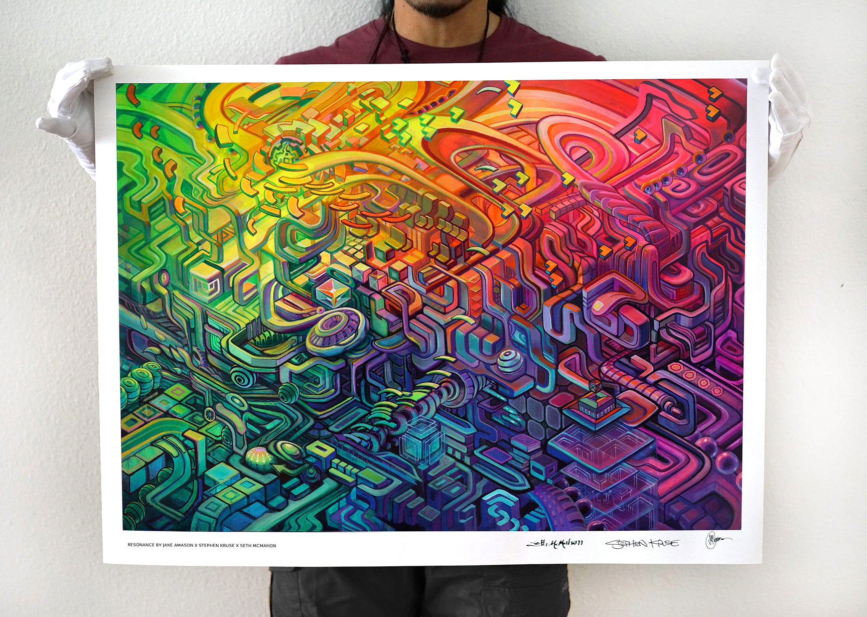 Resonance Signed Print by Jake Amason x Stephen Kruse x Seth McMahon  - 24 Hour Release