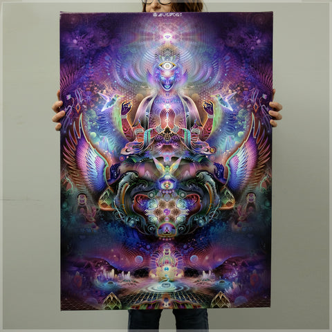 Sky Diamonds Canvas Print by Mugwort