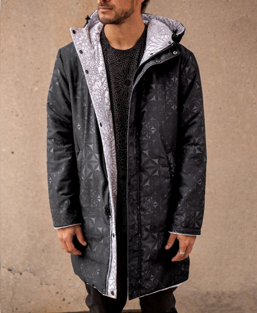 Calvin Klein Men's Reversible Quilted Jacket - Black - Size S