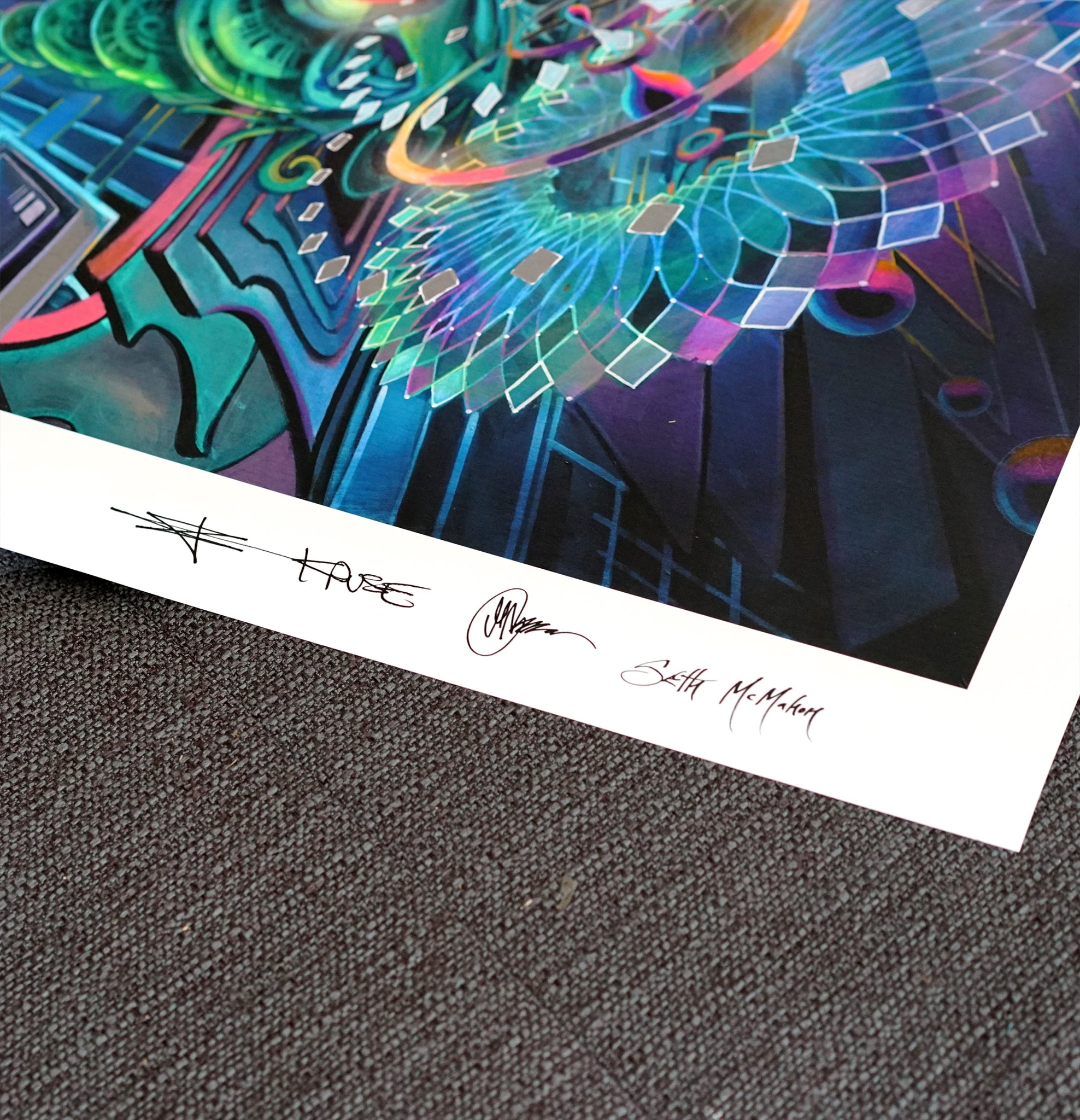 Transit Signed Print by Jake Amason x Stephen Kruse x Seth McMahon x Peter Westermann  - 72 Hour Release