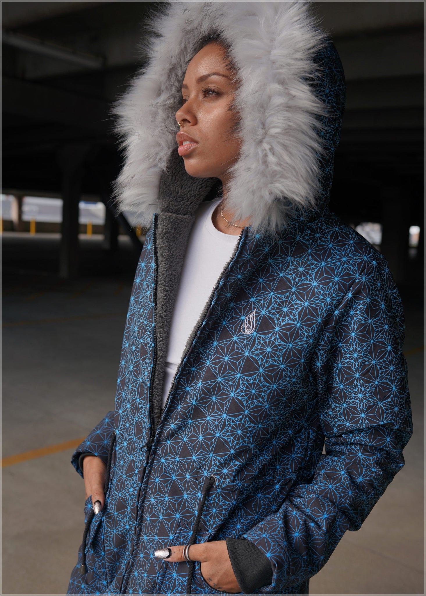 Starseed Sherpa Jacket by Kimi Takemura