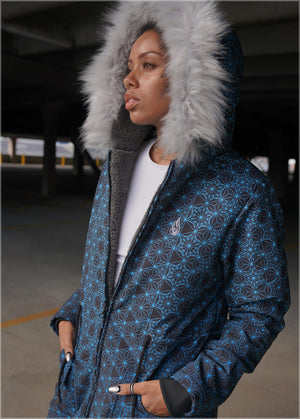 Starseed Sherpa Jacket by Kimi Takemura - Threyda Art and Apparel