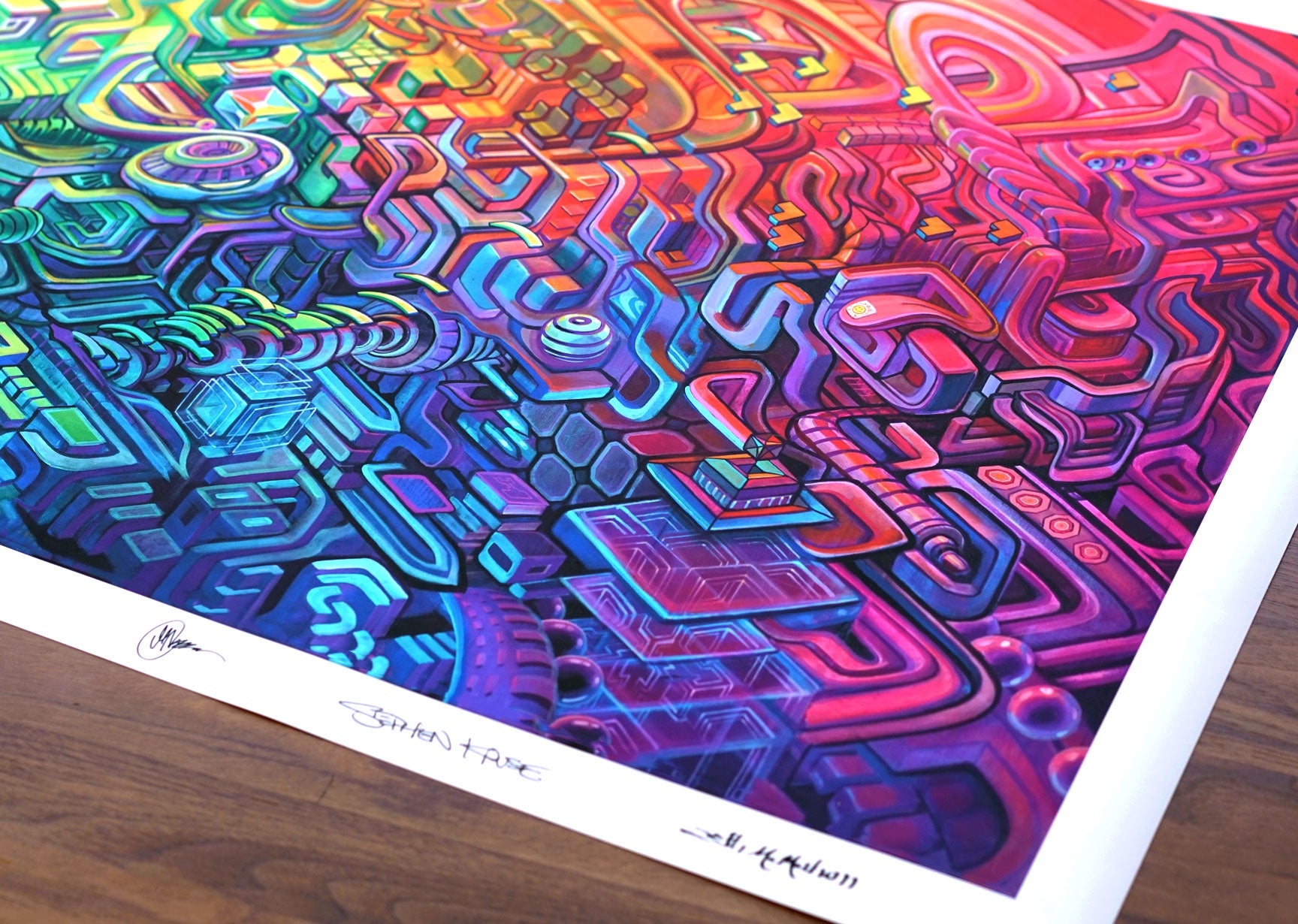 Resonance Signed Print by Jake Amason x Stephen Kruse x Seth McMahon  - 24 Hour Release